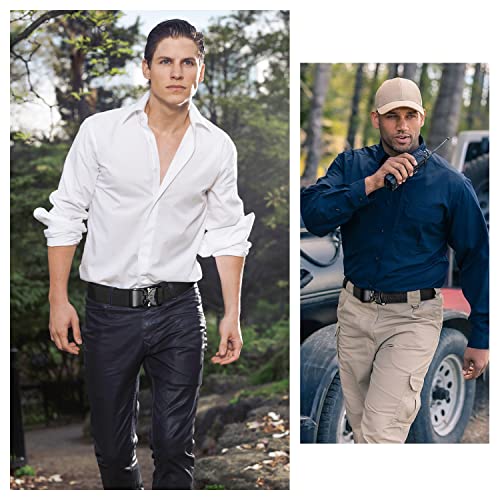 LXMY Tactical Belt,Work Belts for Men,Military Hiking Heavy Duty Belt for 1.5 Inch,Nylon Webbing Tool Belt,Gift With Quick Release Buckle