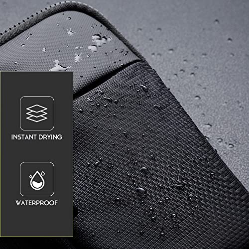 simptech Small Sling Bag Cross Body Chest Bag Shoulder Bag for Men Women Water Resistant Crossbody Man Bag for Runner Workout Hiking Cycling Travelling (2023 BLACK)