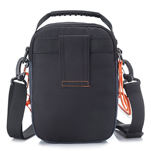 JAKAGO Women/Men Shoulder Bag Small Handbag Waterproof Waist bag Cellphone Pouch with Shoulder Strap for Sports Hiking Camping Outdoor Climbing Travel (Green,S)