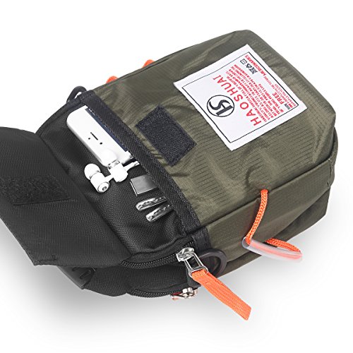 JAKAGO Women/Men Shoulder Bag Small Handbag Waterproof Waist bag Cellphone Pouch with Shoulder Strap for Sports Hiking Camping Outdoor Climbing Travel (Green,S)