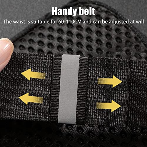 DONGKER Sling Bags,Chest Crossbody Bag Waterproof for Men & Women Hiking Travel Outdoor Sports (5.3"x6.9" black, S)