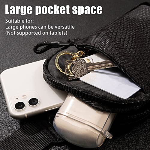 DONGKER Sling Bags,Chest Crossbody Bag Waterproof for Men & Women Hiking Travel Outdoor Sports (5.3"x6.9" black, S)