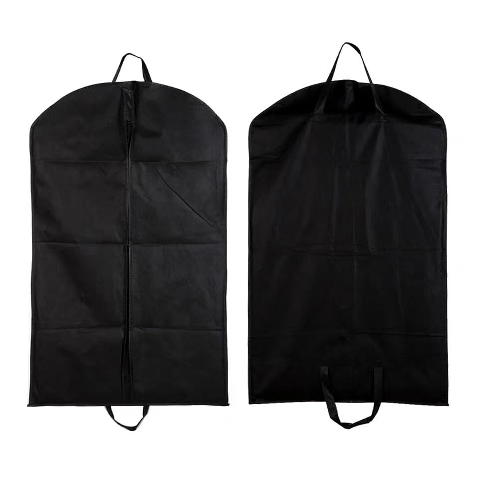 Suit Bag, Suit Dust Bag, 1Pcs Suit Covers for Men Women, Garment Bags for Suits Coats Tuxedo Washable Reusable Full Zipper Garment Bag