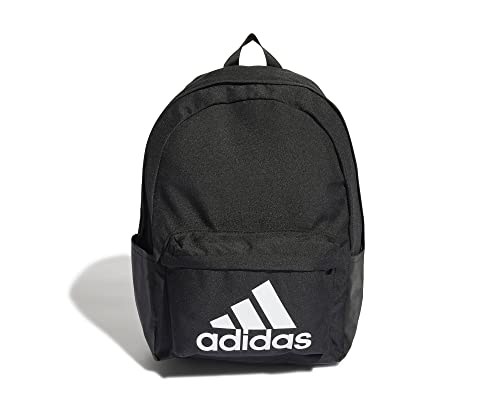 adidas Unisex Badge of Sport Backpack, Black/White, One size