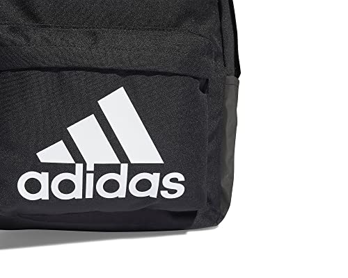 adidas Unisex Badge of Sport Backpack, Black/White, One size