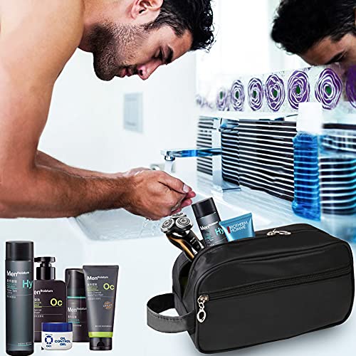 Czyan Toiletry Bag for Men Travel Wash Bag Shaving Bag Waterproof Bathroom Gym Make Up Bag for Men & Women