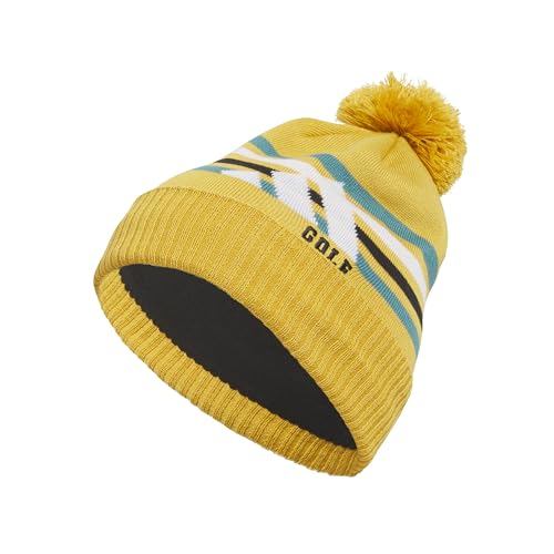 adidas Unisex Pom Beanie Preloved Yellow Mens