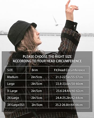 Zylioo XX-Large Bucket Sun Hats for Super Big Heads Reversible Fishing Hats Double Sided Fisherman Hat for Golf Hiking Outdoor