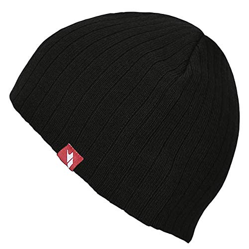 Trespass Stagger, Black, Knitted Hat for Men, Black