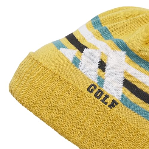 adidas Unisex Pom Beanie Preloved Yellow Mens