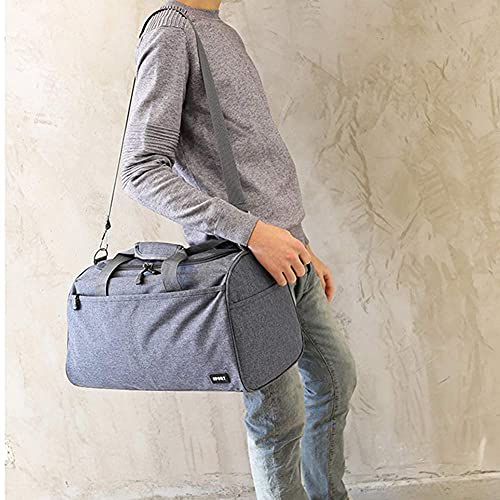 Travel Duffle Bag Waterproof Gym Sports Duffle Bag Durable Workout Gym Bag with Adjustable Shoulder Strap Foldable Holdall Bag with Padded Handle Weekend Overnight Bag for Women Men 35L Luggage Bag