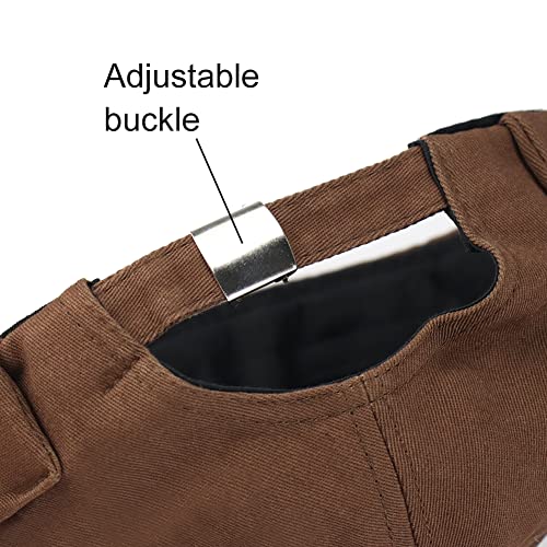 KharmLaddy Beanie Cap for Men No Brim Skully Cap Vintage Rolled Cuff Cap Hat for Street Hip Hop Docker Coffee