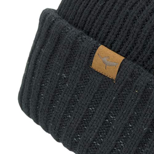 SEALSKINZ Bacton Waterproof Cold Weather Roll Cuff Beanie L/XL