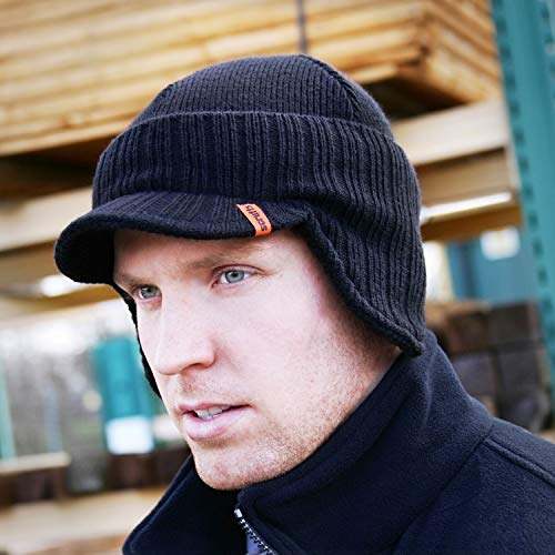 Scruffs Men's Peaked Beanie Hat, Navy Blue, One Size, T54296