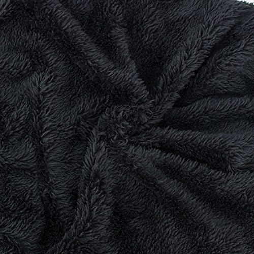 DD UP Winter Beanie Hat Men Warm Knit Long Slouch Skull Cap Thermal with Soft Fleece Lining Gray