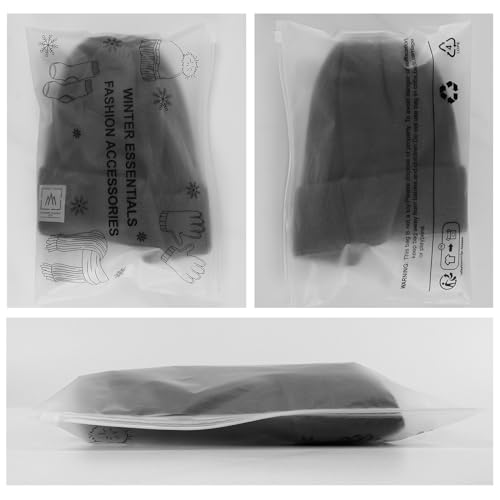 HIYATO Beanie Hat Men, Unisex Warm Hats for Winter, Thermal Double Layered Soft Beanie, for Men Women Dad Mom(Black)