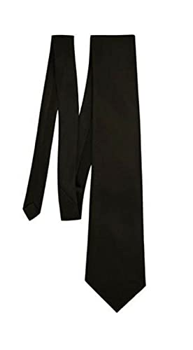 Funeral Tie - Mens Black Tie For Funeral Wear