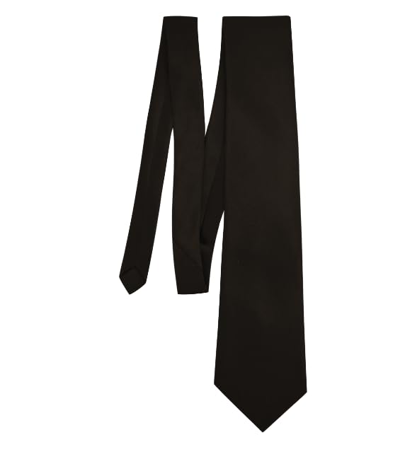 IBEX MART Mens Black Tie For Funeral Wear