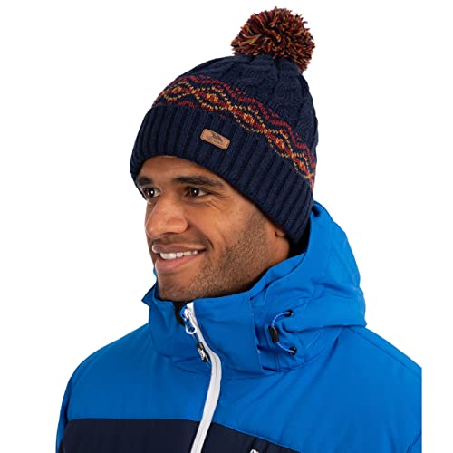 Trespass Men's Andrews Knitted Hat, Navy, One Size UK