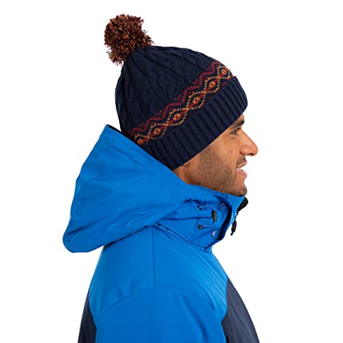 Trespass Men's Andrews Knitted Hat, Navy, One Size UK