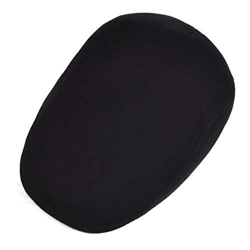 NALITARE Men's Cotton Flat Ivy Gatsby Newsboy Driving Hat Cap (Black)