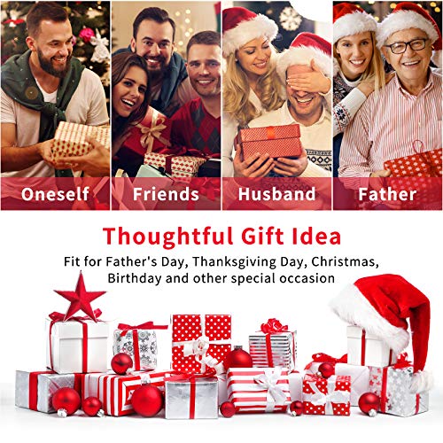 HISDERN Lot 3 PCS Classic Elegant Men's Silk Tie Set Necktie & Pocket Square - Multiple Set for Father's Day Gift