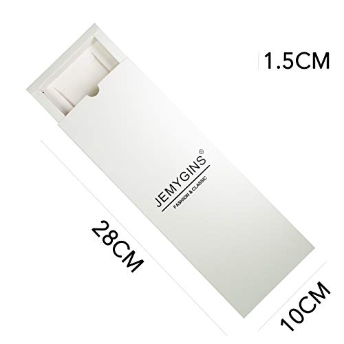 JEMYGINS 3.15" Black Tie Wedding Business Silk Necktie for Men (8cm)