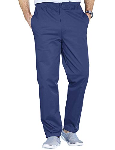 Chums | Men's | Comfort Fit Cotton Rugby Trousers | Elasticated Waistband with Drawcord | Comfort Fit Casual Mens Pants | Navy