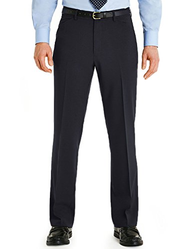 Mens Farah Frogmouth Pocket Trousers Navy 34W x 29L