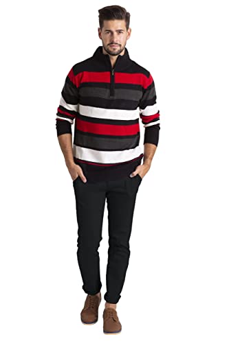 westAce Mens Casual Chino Trouser Athletic-fit Cotton Stretch Classic Essential Pant (Black, 36W x 32L)