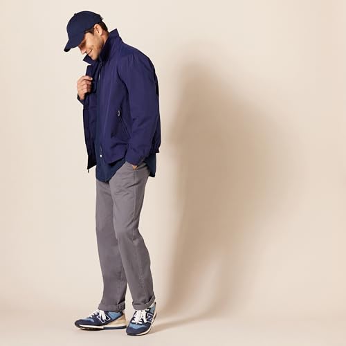 Amazon Essentials Men's Classic-Fit Casual Stretch Chino Trouser, Dark Grey, 38W / 32L