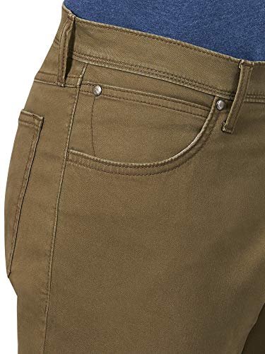 Wrangler Authentics Men's Straight Fit Twill Pant, Thistle, 36W x 30L