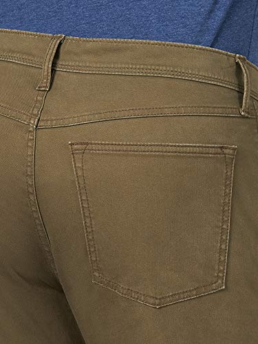Wrangler Authentics Men's Straight Fit Twill Pant, Thistle, 36W x 30L