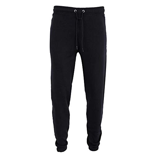 H&F Jogging Pants Mens Tracksuit Bottoms Trousers Casual Mens Joggers for Men UK Zip Pockets Elasticated Cuff Classic Jog Pants Jog Sweatpants Sports Joggers Leisure Gym Yoga Pants (Black, M)