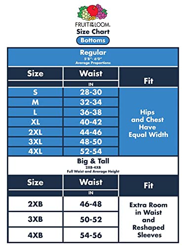 Fruit of the Loom Men's Eversoft Fleece Sweatpants, Elastic Bottom - Maroon, L UK