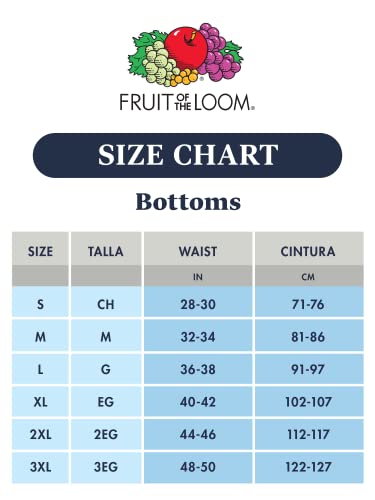 Fruit of the Loom Men's Eversoft Fleece Sweatpants & Jogger, Black, L