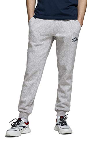 JACK & JONES Men's JJIGORDON JJNEWSOFT Sweat Pant GMS NOOS Slacks, Light Grey Mix, XL