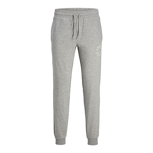 Bestseller A/S Men's Jpstgordon Jjwarrior Sweat Pants in Joggers, Light Grey Mix, L