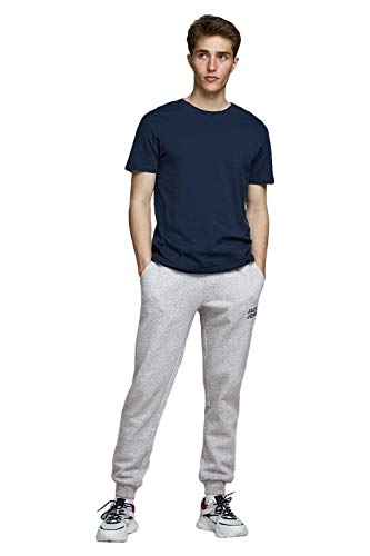 JACK & JONES Men's JJIGORDON JJNEWSOFT Sweat Pant GMS NOOS Slacks, Light Grey Mix, XL