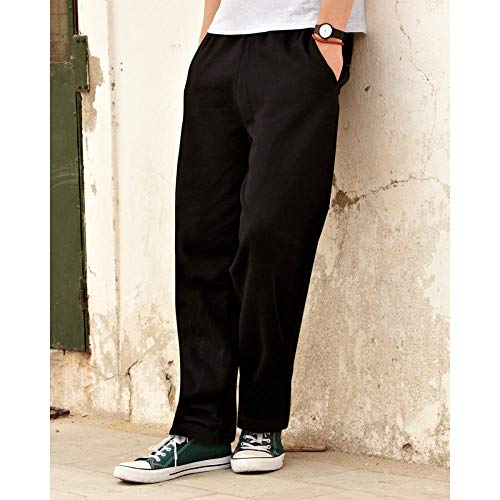 Fruit of the Loom Men's Sports Trousers, black, L