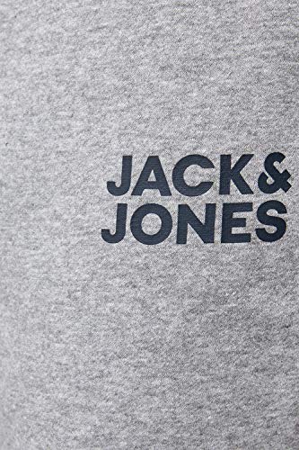 JACK & JONES Men's JJIGORDON JJNEWSOFT Sweat Pant GMS NOOS Slacks, Light Grey Mix, XL
