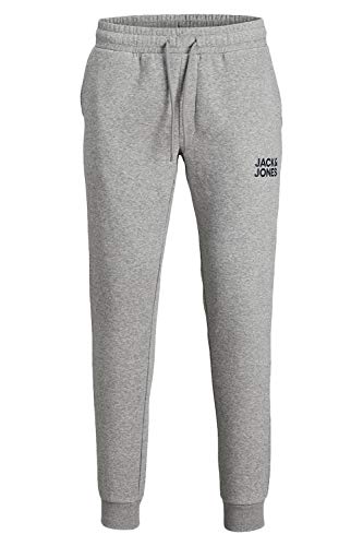 JACK & JONES Men's JJIGORDON JJNEWSOFT Sweat Pant GMS NOOS Slacks, Light Grey Mix, XL