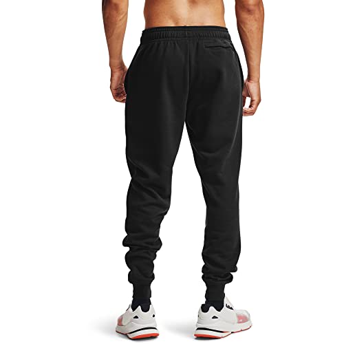 Under Armour Men Rival Fleece Joggers, Comfortable and warm tight tracksuit bottoms for men, men's jogger bottoms with loose fit