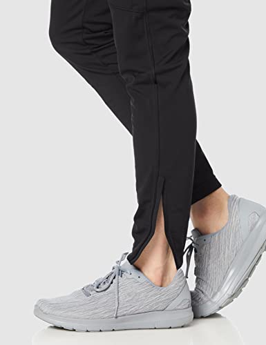 Under Armour Men's Ua Pique Pant Textured Knit Tracksuit Bottoms Loose Joggers with Sweat Wicking Fast Drying Fabric Technology, Black (001 Black, M UK