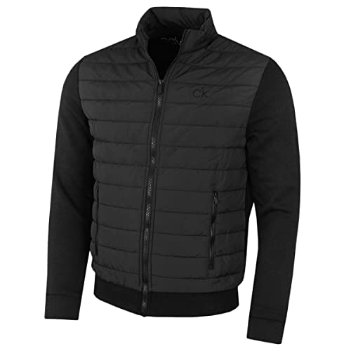 Calvin Klein Mens Hybrid Jacket - Black - M