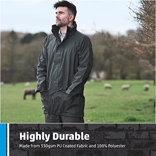 Fort Men's 220 Flex Waterproof Jacket, Navy, Large