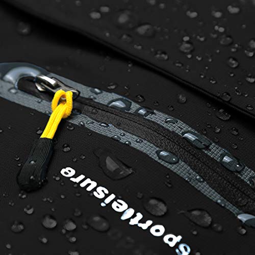 Naudamp Men's Outdoor Waterproof Jacket Lightweight Softshell Rain Coat Climbing Hiking Clothes Mountain Multi-Pockets Windbreaker