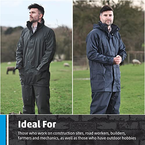 Fort Men's 220 Flex Waterproof Jacket, Navy, Large