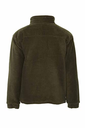 Champion Mens Glen Country Estate Quilt Lined Fleece Coat Olive XL