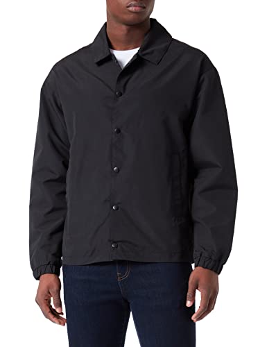 JACK & JONES Men's Jjeroy Coach Jacket, Black, XL